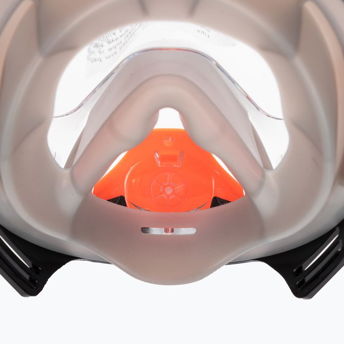 Detská celotvárová maska na šnorchlovanie AQUASTIC KAI Jr oranžová 5