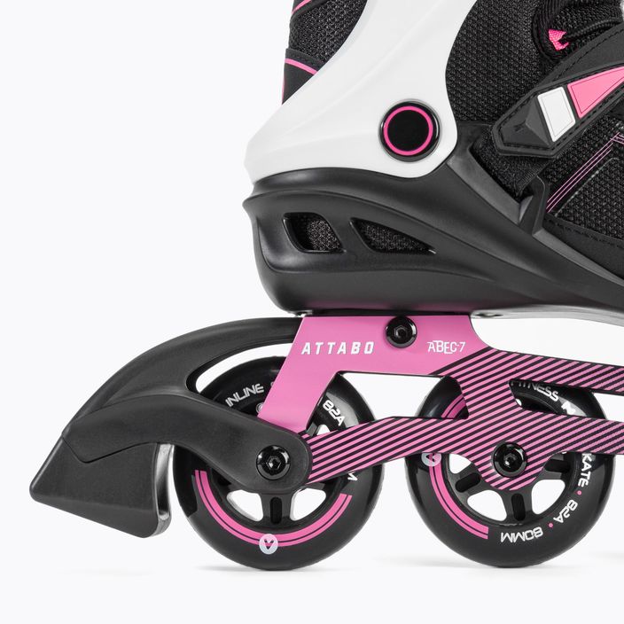 Dámske kolieskové korčule ATTABO Bliss pink 15