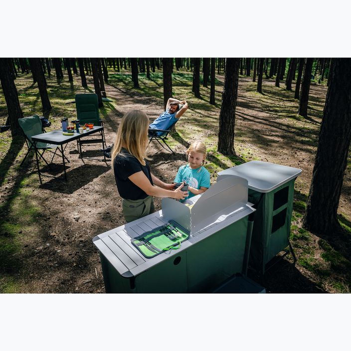 Turistická kuchynská skrinka KADVA CAMPcook 221 zelená  8