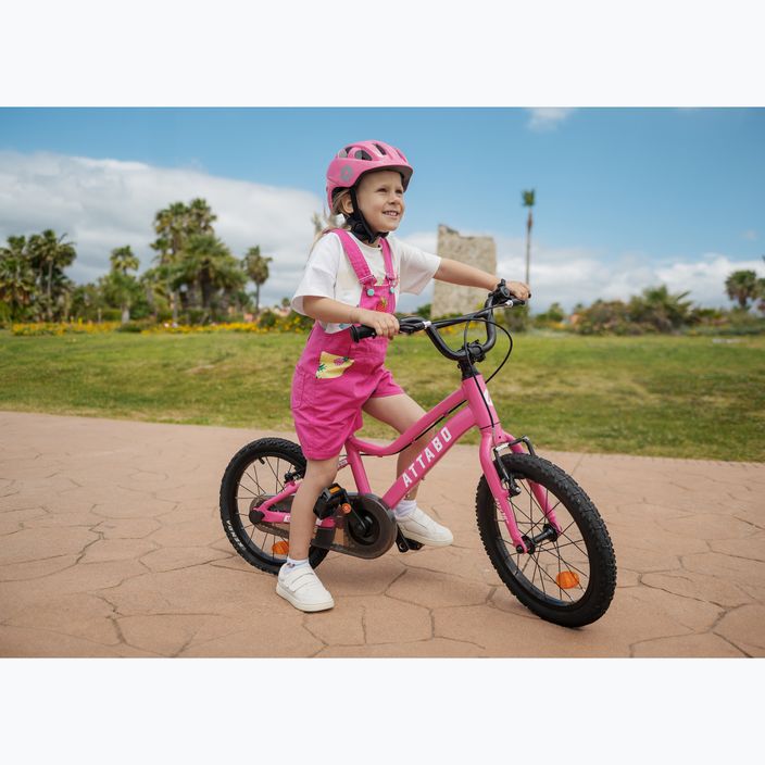 Detský bicykel ATTABO EASE 16" ružový 5