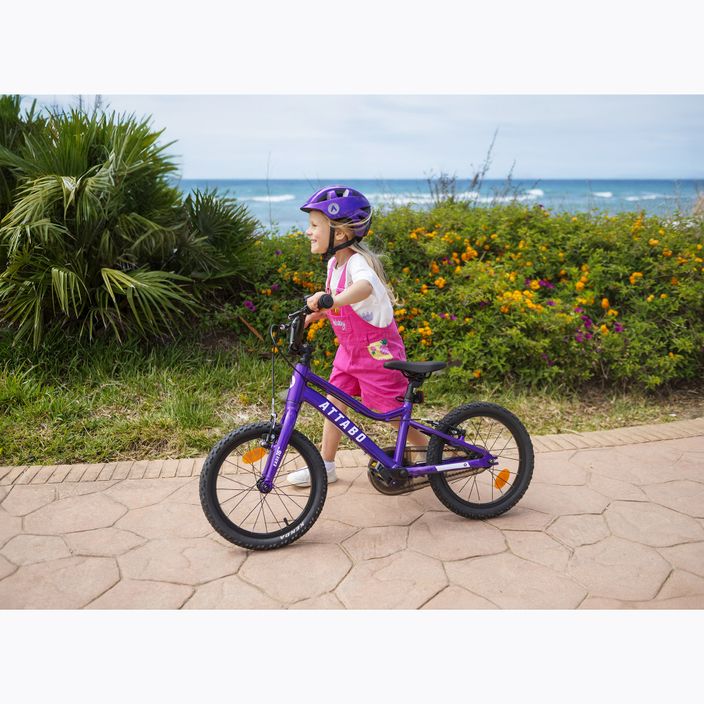Detský bicykel ATTABO EASE 16" fialový 7