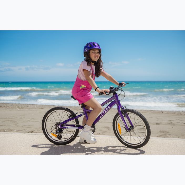 Detský bicykel ATTABO EASE 20" fialový 8