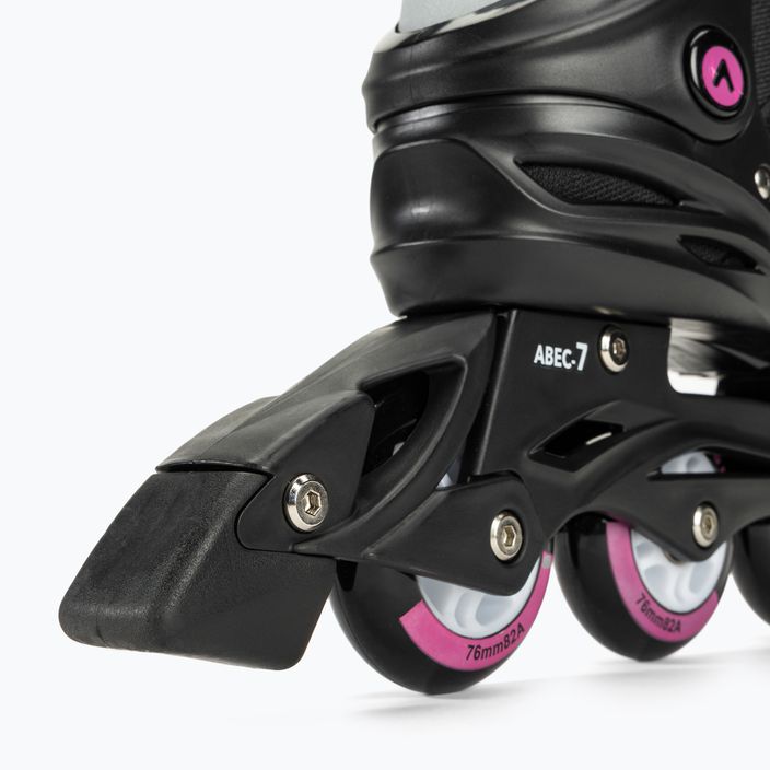 Dámske kolieskové korčule ATTABO Cyclone black/pink 13