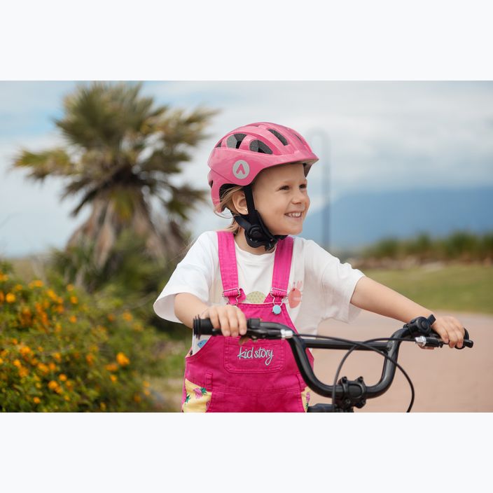 Detská cyklistická prilba ATTABO K200 ružová 10