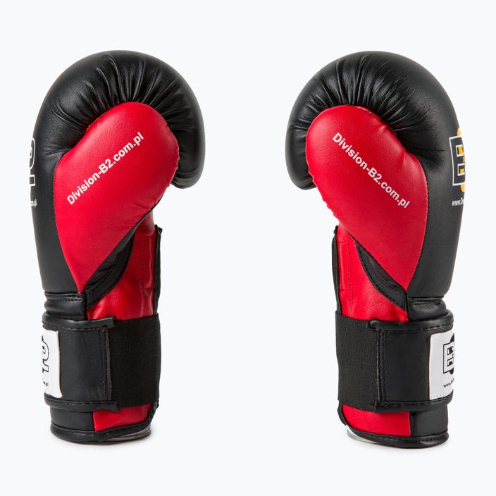 Boxerské rukavice Division B-2 čierno-červené DIV-TG01 4