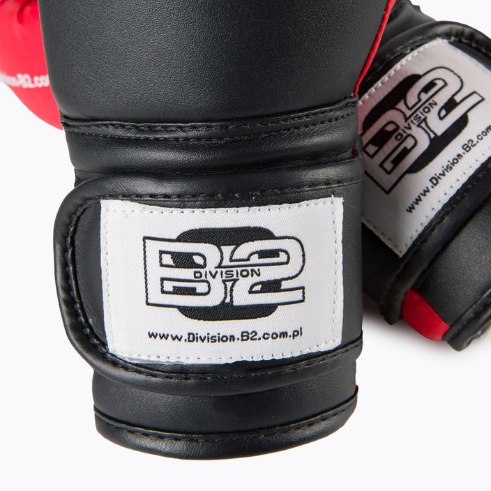 Boxerské rukavice Division B-2 čierno-červené DIV-TG01 5