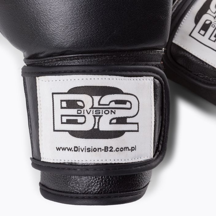 Boxerské rukavice Division B-2 čiernobiele DIV-SG01 4