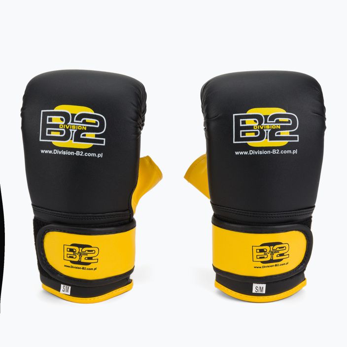 Prístrojové boxerské rukavice Division B-2 čierno-žlté DIV-BG03
