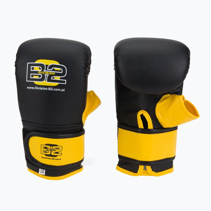 Prístrojové boxerské rukavice Division B-2 čierno-žlté DIV-BG03 3