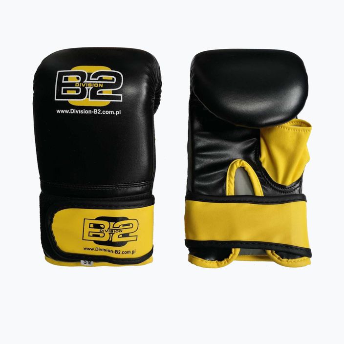 Prístrojové boxerské rukavice Division B-2 čierno-žlté DIV-BG03 7