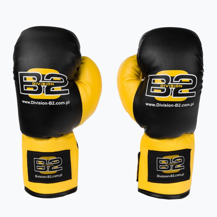 Divízia B-2 detský boxerský set 7kg vrece + 6oz boxerské rukavice čierne DIV-JBS0002 3