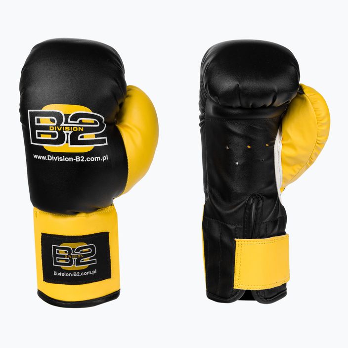 Divízia B-2 detský boxerský set 7kg vrece + 6oz boxerské rukavice čierne DIV-JBS0002 5