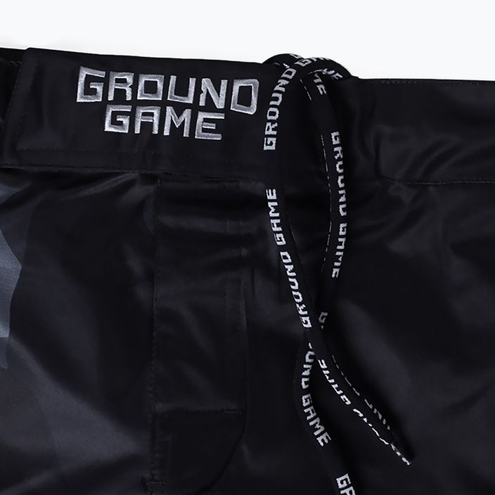 Pánske šortky Ground Game MMA Moro 4.0 black 22SHORMMAMORO4GRY 5