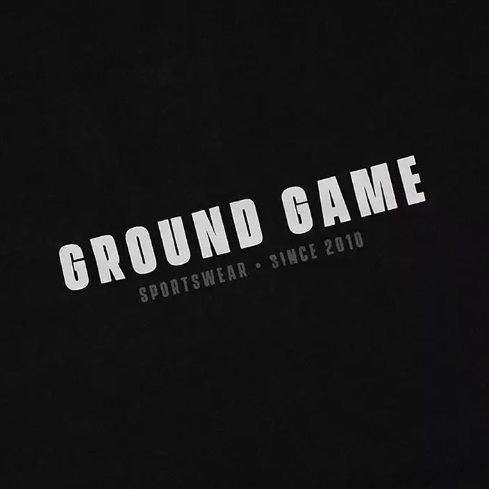Pánske tričko Ground Game Minimal Typo čierne 3