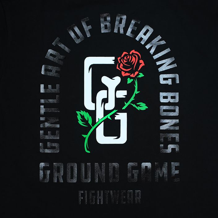 Pánske tričko Ground Game Rose black 3