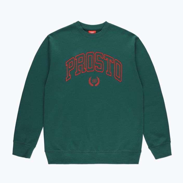 Pánska mikina PROSTO Crewneck Varsity green