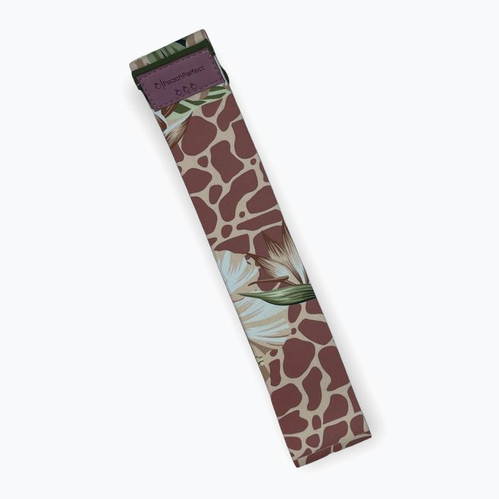 PeachPerfect Jarná žirafa hnedá cvičebná guma PP-37079 3