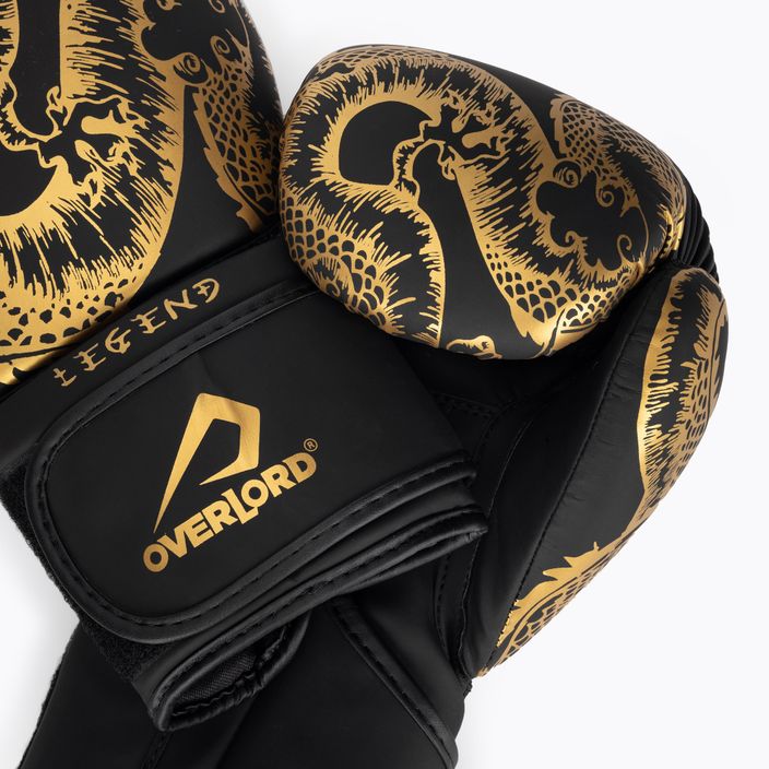 Boxerské rukavice Overlord Legend čierno-zlaté 100001-BK_GO 5