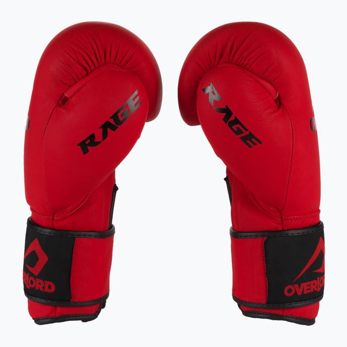 Červené boxerské rukavice Overlord Rage 100004-R 7