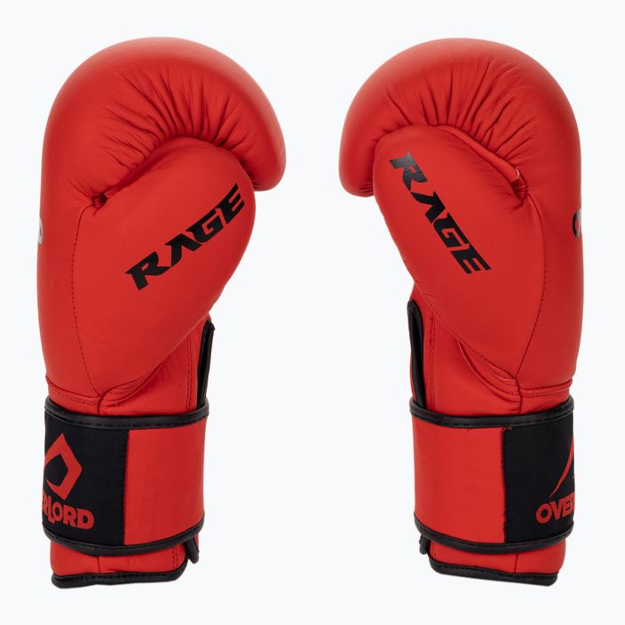 Červené boxerské rukavice Overlord Rage 100004-R 5