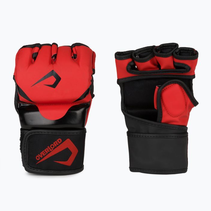 Overlord X-MMA grapplingové rukavice červené 101001-R/S 3