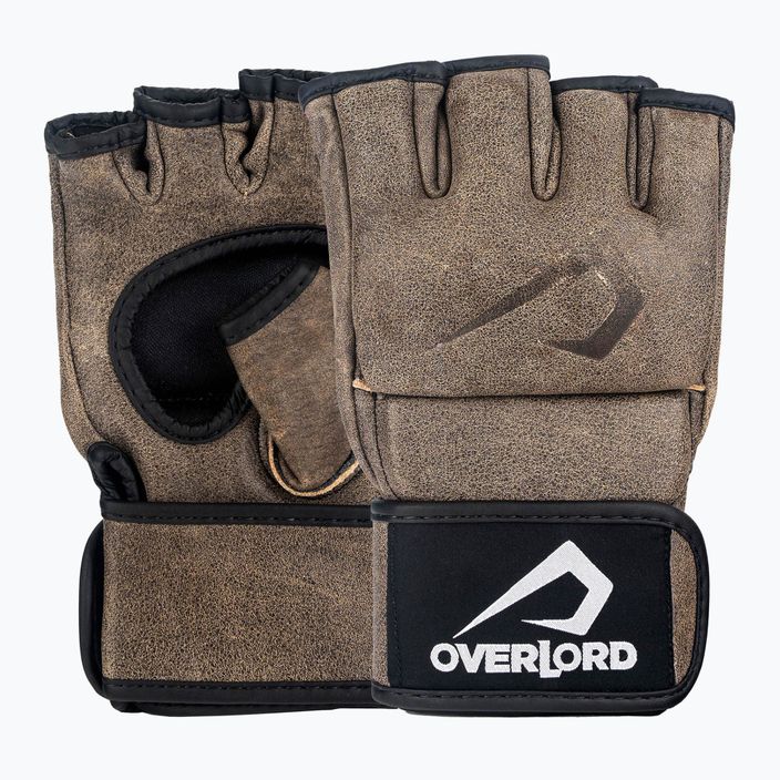 Overlord Old School MMA grapplingové rukavice hnedé 101002-BR/S 6