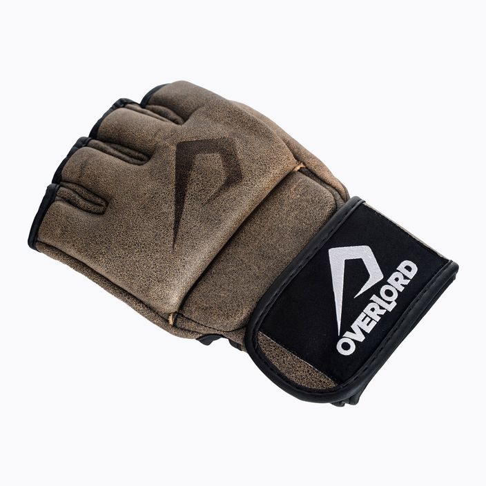 Overlord Old School MMA grapplingové rukavice hnedé 101002-BR/S 10