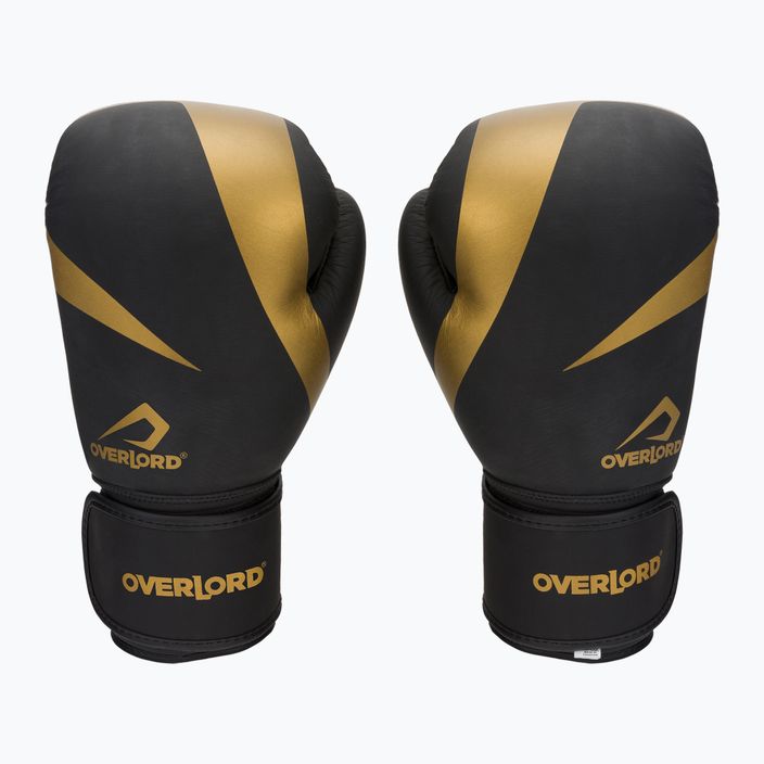 Čierno-zlaté boxerské rukavice Overlord Riven 100007