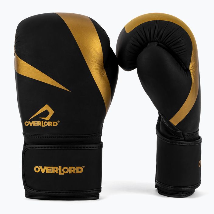 Čierno-zlaté boxerské rukavice Overlord Riven 100007 8