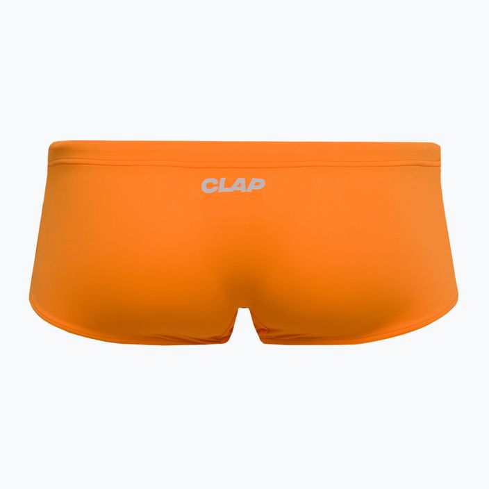 Pánske plavecké nohavičky CLap Orange Slipy CLAP108 2