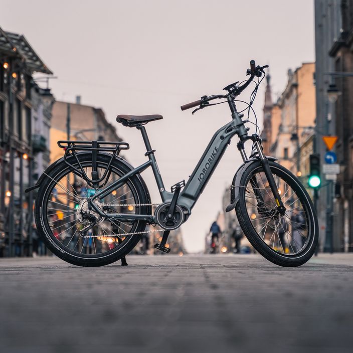 Pánsky elektrický bicykel JOBOBIKE Lyon 36V 14Ah 504Wh šedý 10