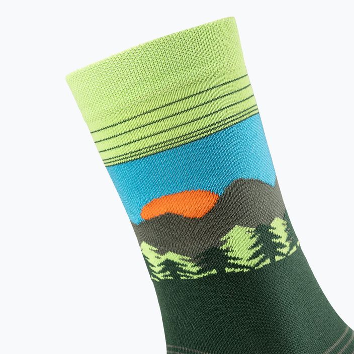 Alpinus Lavaredo zelené trekingové ponožky 2