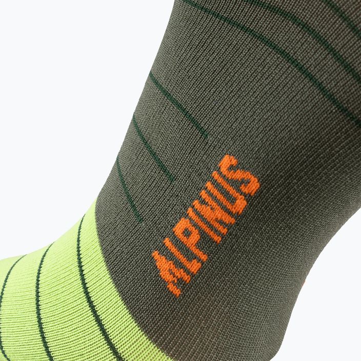 Alpinus Lavaredo zelené trekingové ponožky 3