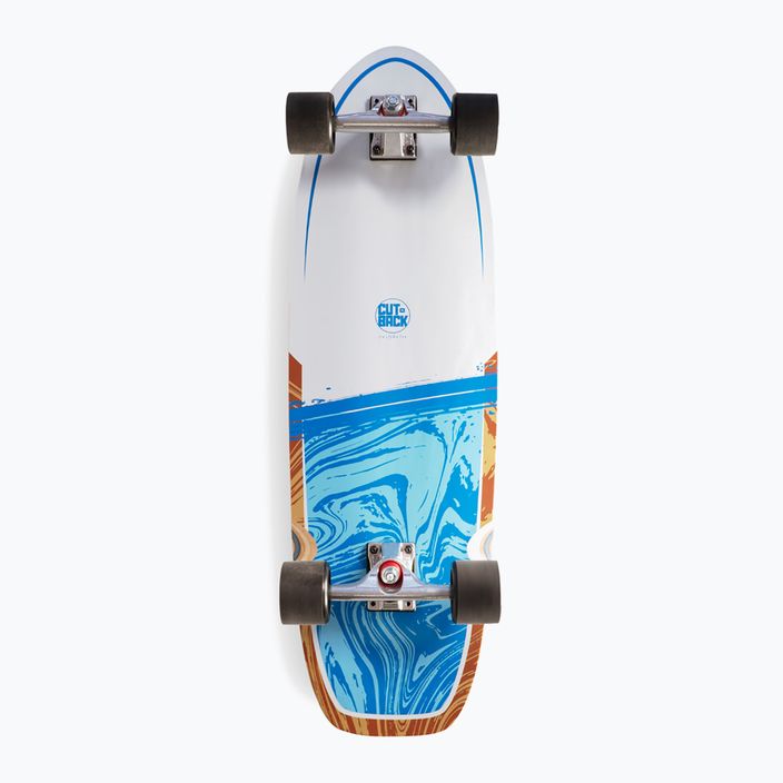 Surfskate Cutback Splash 34" bielo-modrý skateboard CUT-SUR-SPL 7
