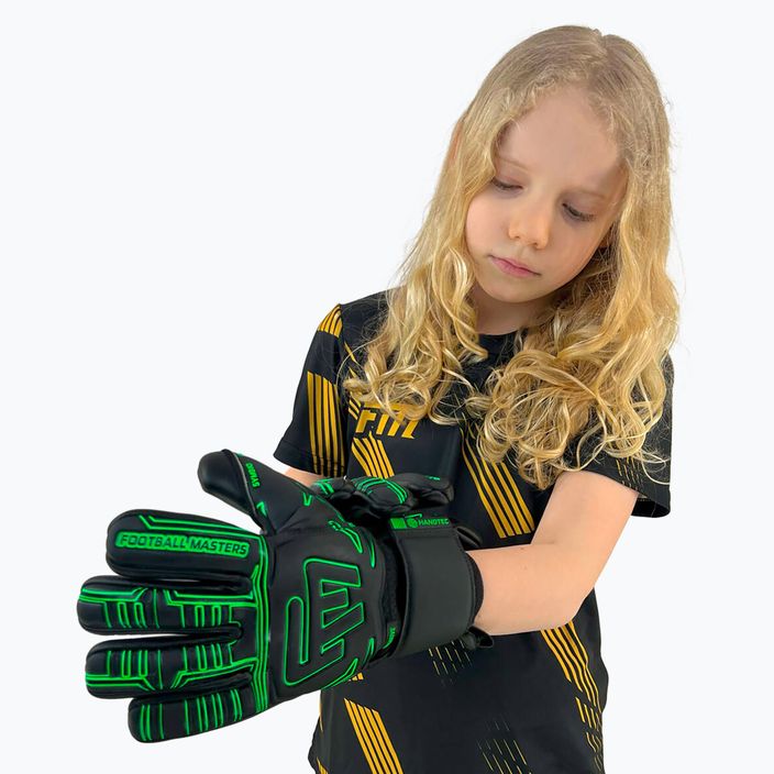 Detské brankárske rukavice Football Masters Symbio NC green 4