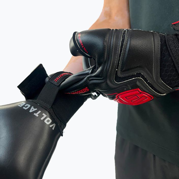 Brankárske rukavice Football Masters Voltage Plus NC black/red 5
