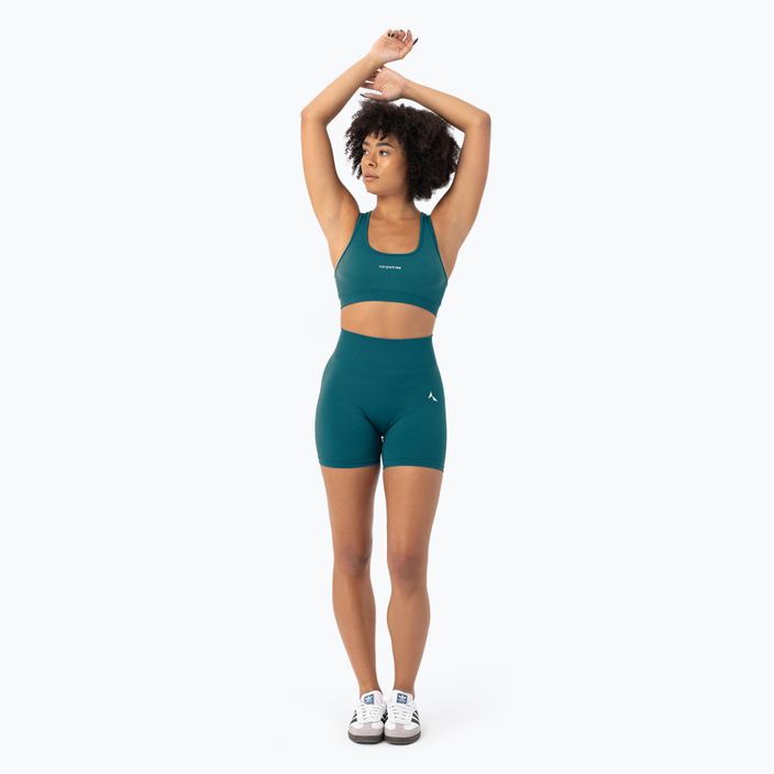 Carpatree Blaze Seamless deep ocean blue fitness podprsenka 2