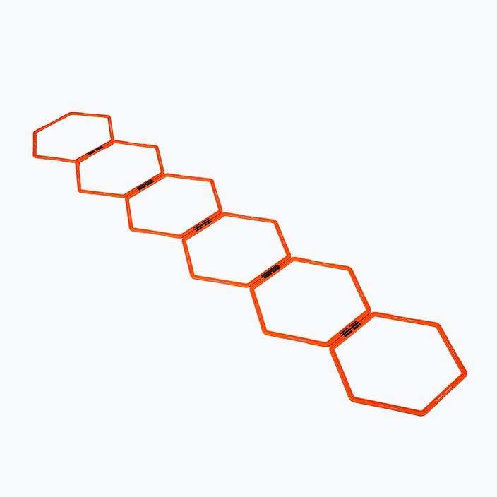 Yakimasport kombinované koordinačné kolieska Hexa obruče 6 ks oranžová 100268 2