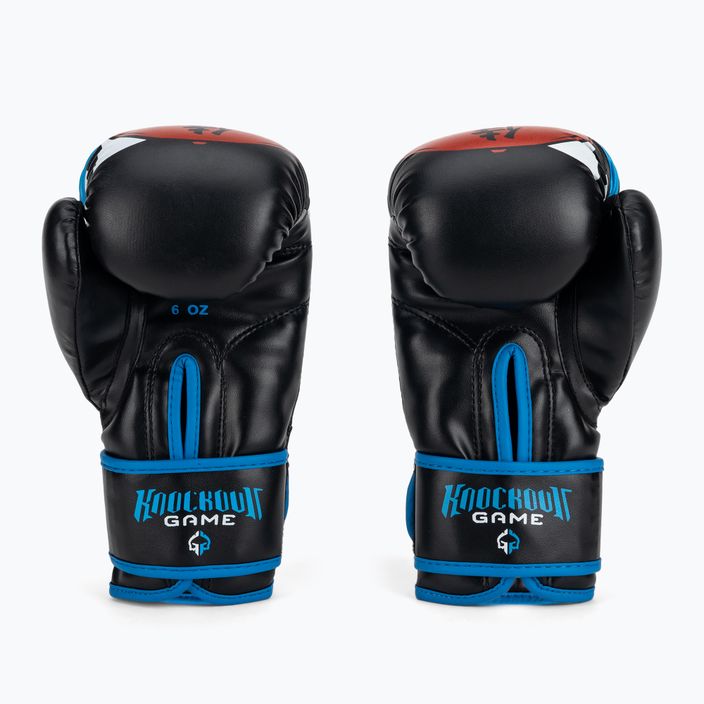 Detské boxerské rukavice Ground Game Prodigy čierno-modré 2