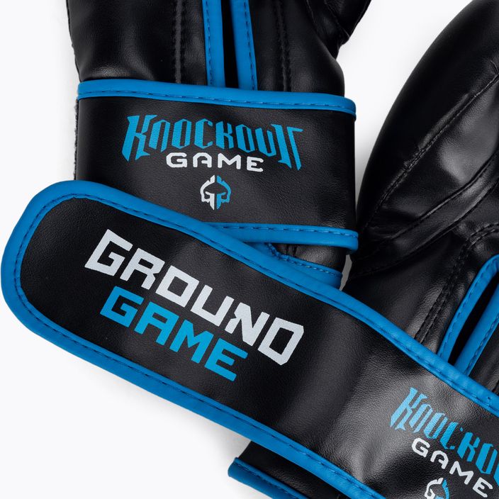 Detské boxerské rukavice Ground Game Prodigy čierno-modré 5