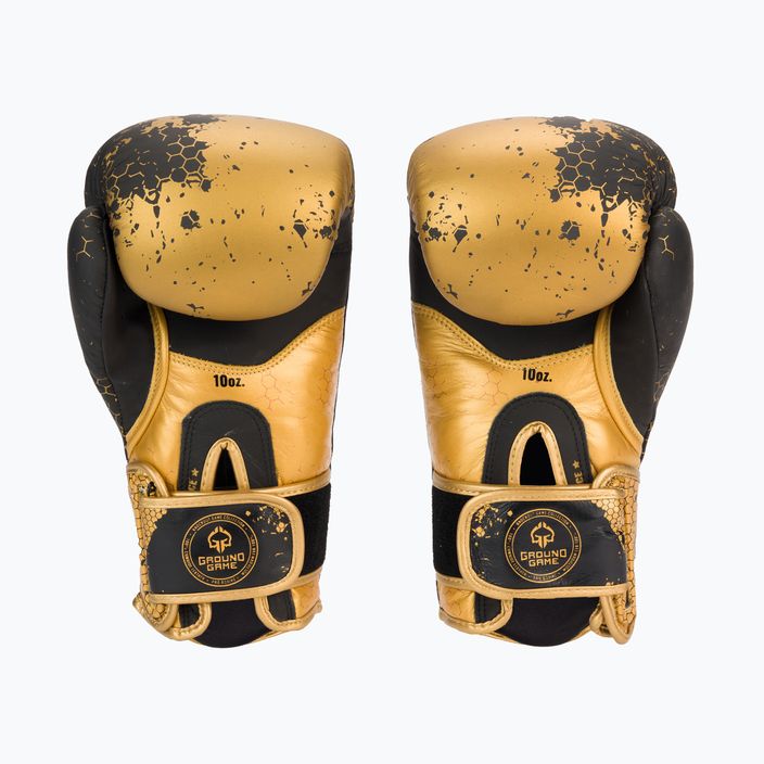 Boxerské rukavice GroundGame Cage Gold BOXGLOCGOLD10 2
