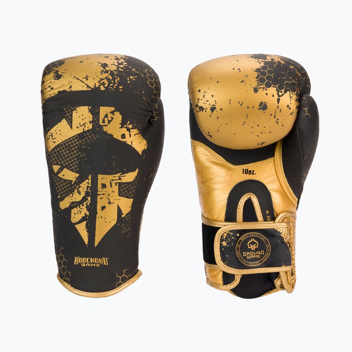 Boxerské rukavice GroundGame Cage Gold BOXGLOCGOLD10 3