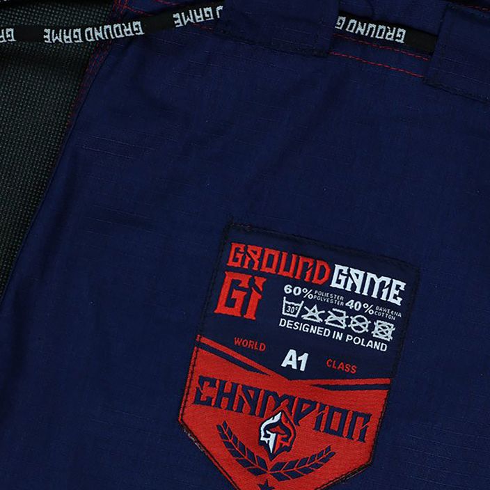 GI pre brazílske jiu-jitsu pánske GroundGame Champion 2.0 navy blue GICHNEWNAVA1 10