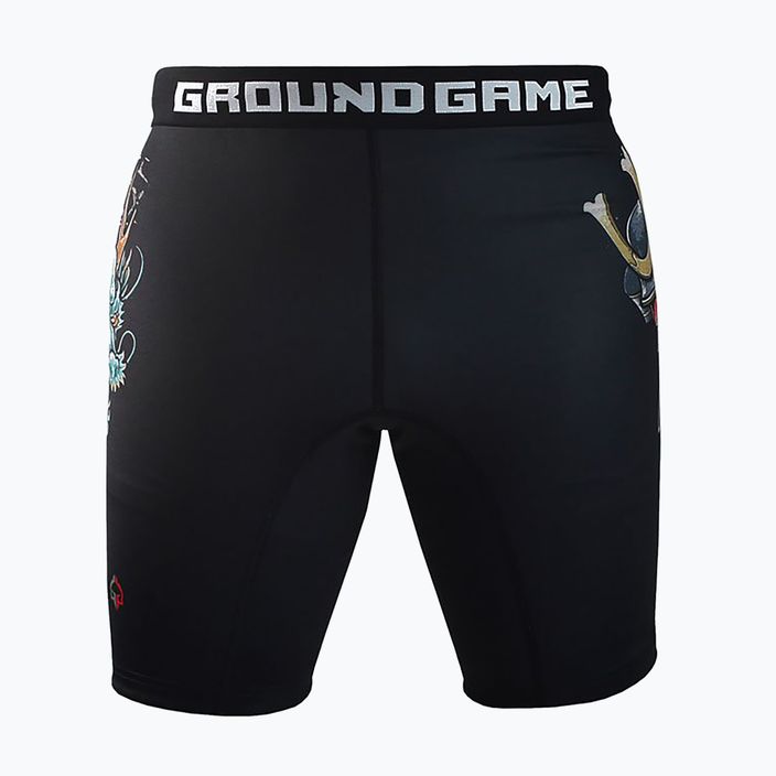 Ground Game Vale Tudo Bushido 3.0 pánske tréningové šortky black/multicolour