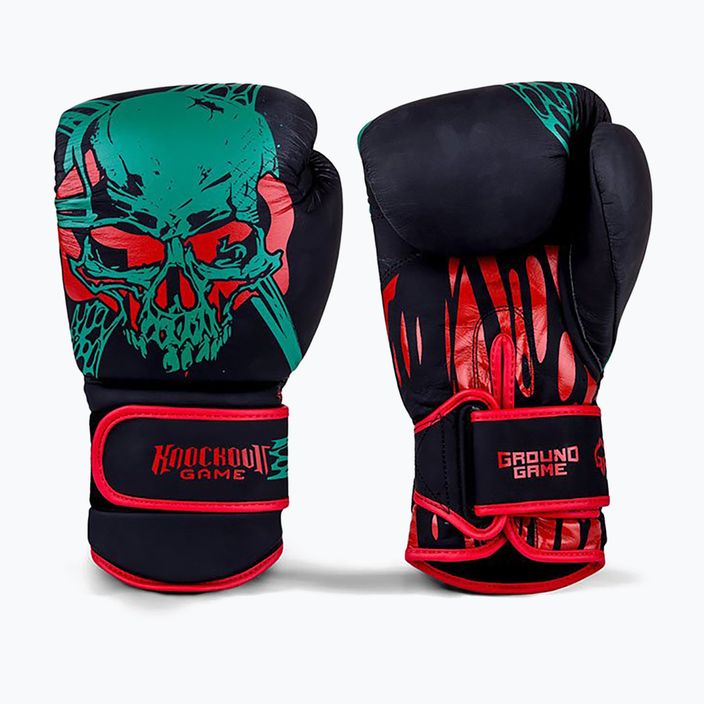 GroundGame Toxic boxerské rukavice čierne 21BOXGLOTOX10