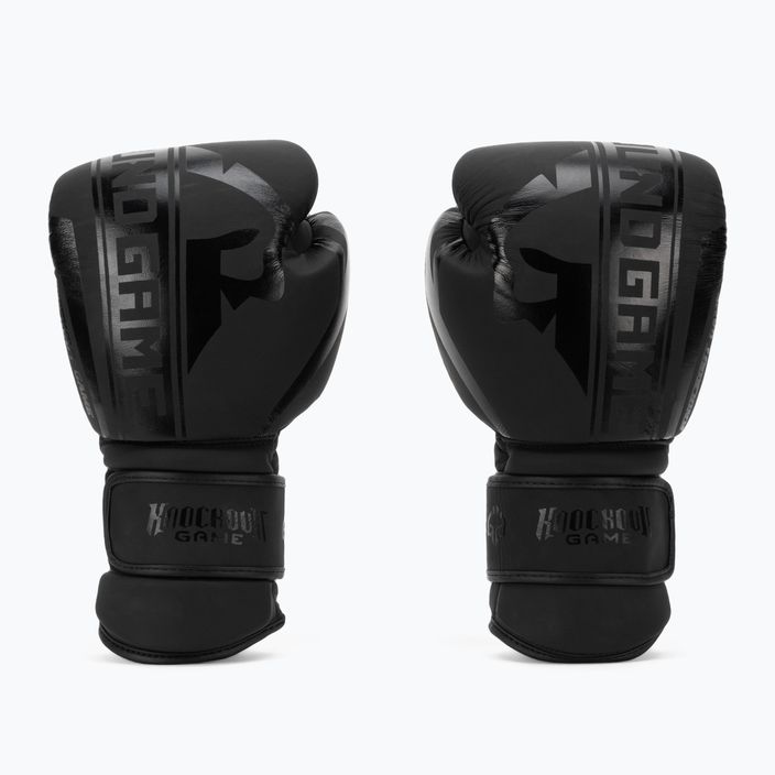 Boxerské rukavice GroundGame Stripe black 21BOXGLOSTRBL10