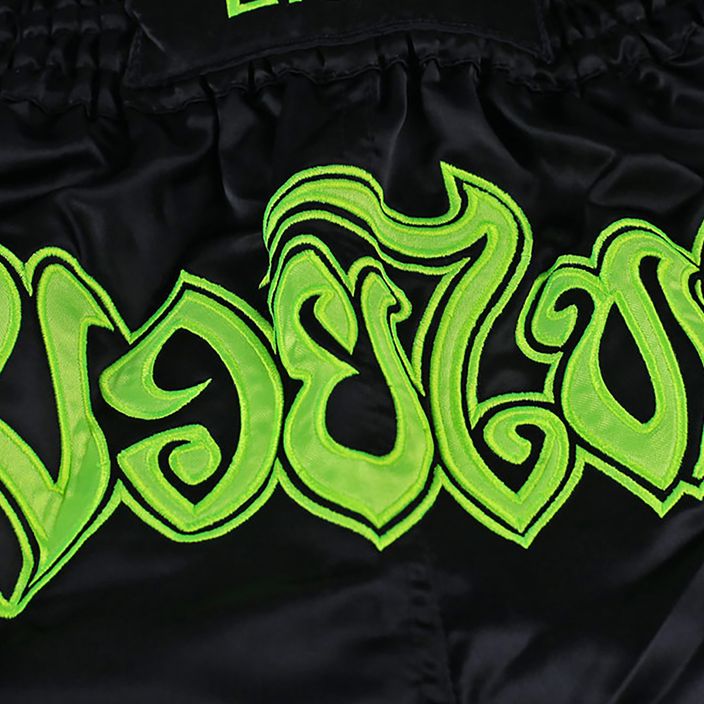 Pánske tréningové šortky Ground Game Muay Thai Neon black/green neon 5