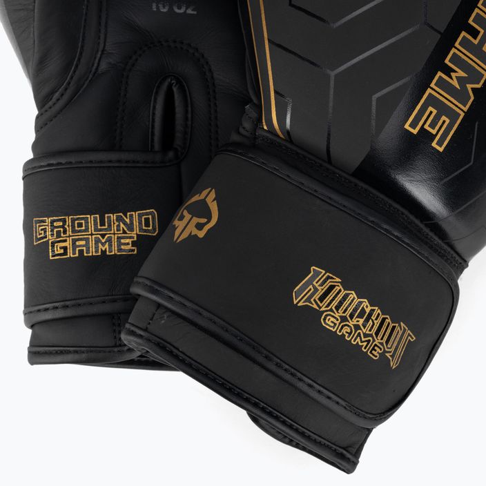 Boxerské rukavice Ground Game Equinox čierne 22BOXGLOEQINX16 5