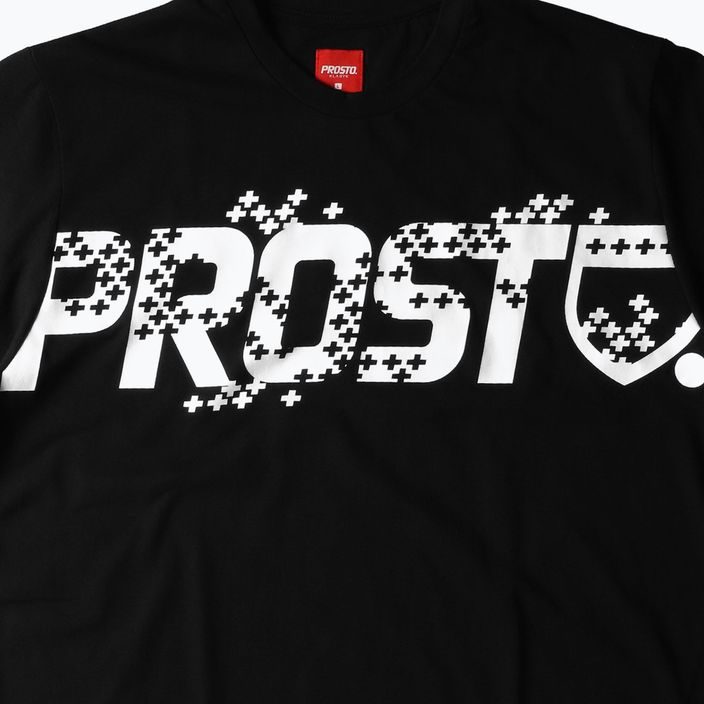 PROSTO Plusrain pánske tričko čierne KL222MTEE1161 3