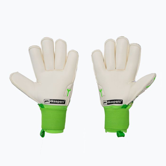 4keepers Force V 3.20 RF brankárske rukavice bielo-zelené 4267 2